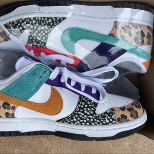 Nike Colorful Animal Print Sneakers